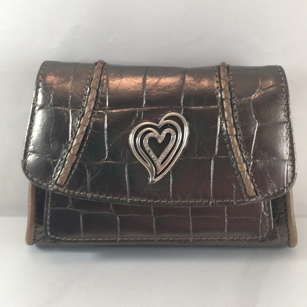 Brighton pewter color small versatile crossb…
